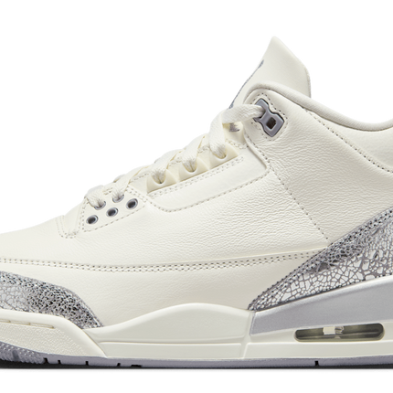Men's Nike Air Jordan 3 Sail Cement Grey Shoes