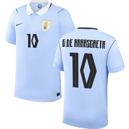 Giorgian de Arrascaeta Uruguay World Cup 2026 World Cup Home Jersey - Blue
