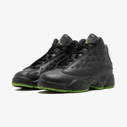 Men's Nike Air Jordan 13 Black Green Shoes