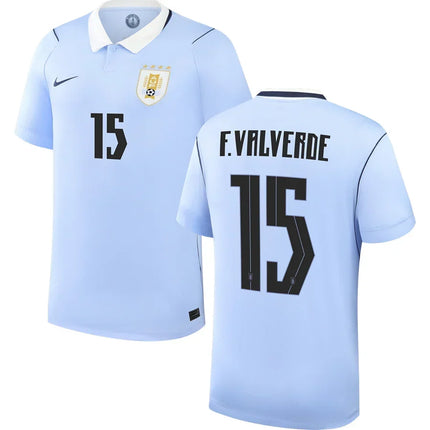 Federico Valverde Uruguay World Cup 2026 World Cup Home Jersey - Blue