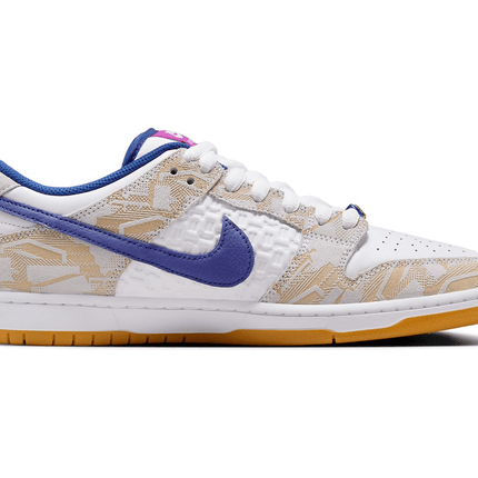 Men's Dunk Low Ã—Rayssa Leal White Blue Purple Shoes