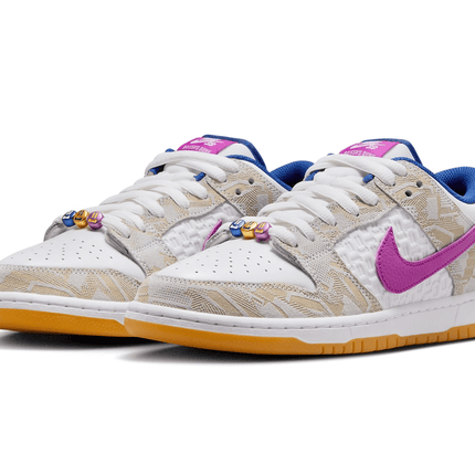 Men's Dunk Low Ã—Rayssa Leal White Blue Purple Shoes