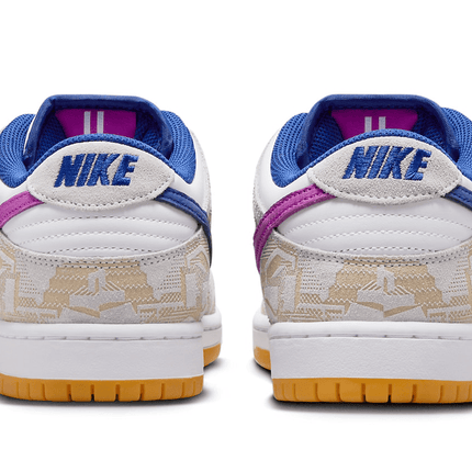 Men's Dunk Low Ã—Rayssa Leal White Blue Purple Shoes
