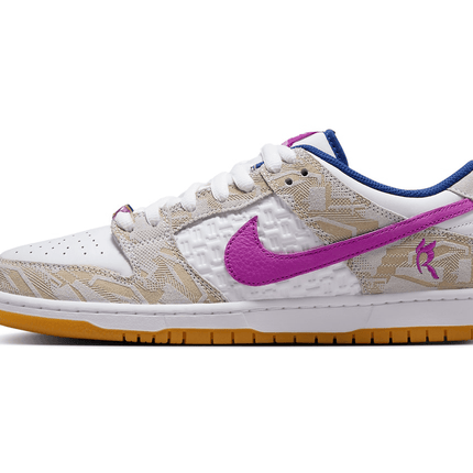Men's Dunk Low Ã—Rayssa Leal White Blue Purple Shoes