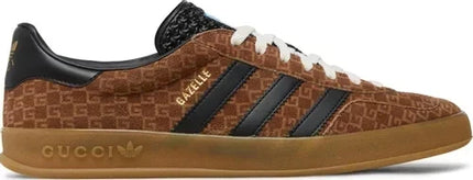 Men's Adidas x Gucci Gazelle Square GG Monogram Shoes
