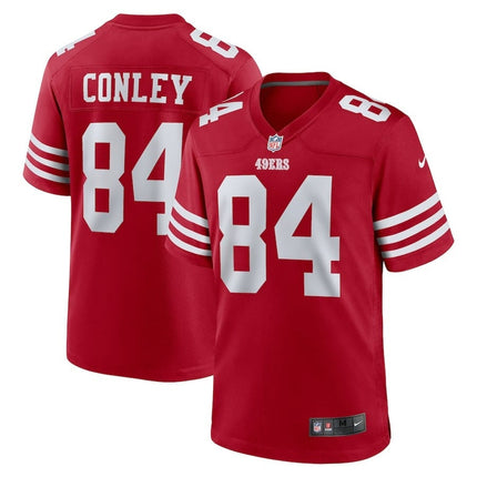 Chris Conley San Francisco 49ers 2024-2025 Scarlet Team Game Jersey