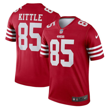 George Kittle San Francisco 49ers 2024-2025 Scarlet Team Game Jersey