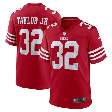 Patrick Taylor Jr. San Francisco 49ers 2024-2025 Scarlet Team Game Jersey