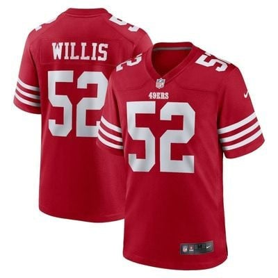 Patrick Willis San Francisco 49ers 2024-2025 Scarlet Team Game Jersey