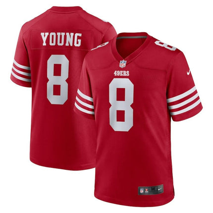 Steve Young San Francisco 49ers 2024-2025 Scarlet Team Game Jersey