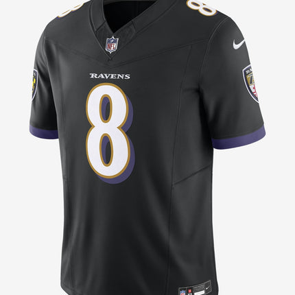 Lamar Jackson Baltimore Ravens 2024-2025 Dri-FIT NFL Limited Football Black Jersey