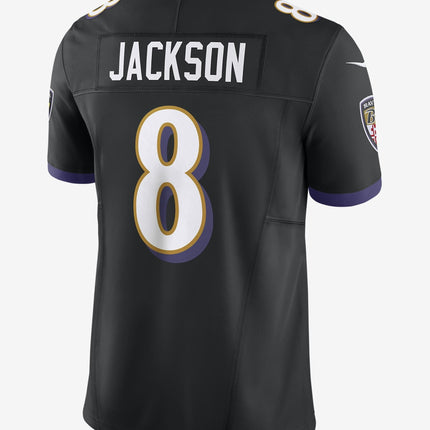 Lamar Jackson Baltimore Ravens 2024-2025 Dri-FIT NFL Limited Football Black Jersey