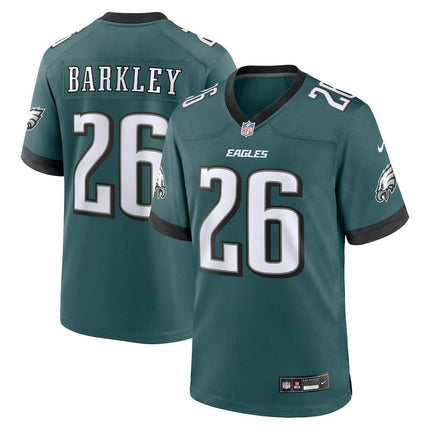 Saquon Barkley Philadelphia Eagles 2024-2025 Midnight Green Game Player Jersey