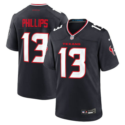 DelShawn Phillips Houston Texans 2024-2025 Game Navy Jersey