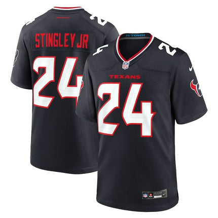 Derek Stingley Jr. Houston Texans 2024-2025 Game Navy Jersey