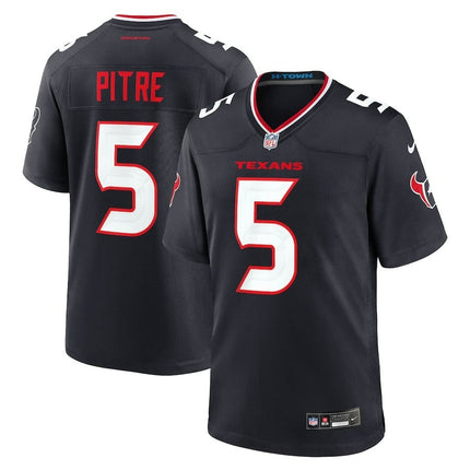 Jalen Pitre Houston Texans 2024-2025 Game Navy Jersey