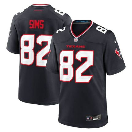 Steven Sims Houston Texans 2024-2025 Game Navy Jersey