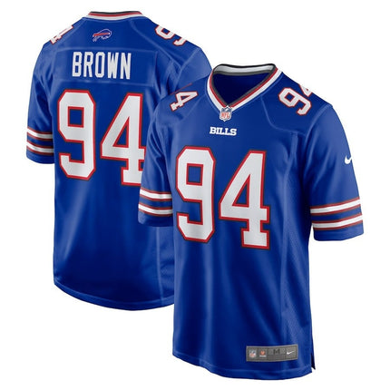 Andrew Brown Buffalo Bills 2024-2025 Royal Game Player Jersey