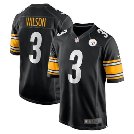 Russell Wilson Pittsburgh Steelers 2024-2025 Black Game Jersey