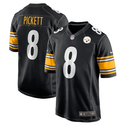 Kenny Pickett Pittsburgh Steelers 2024-2025 Black Game Jersey