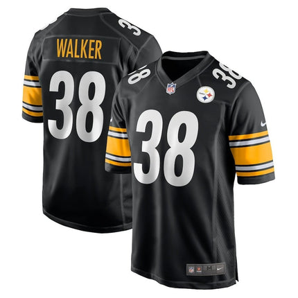 Mykal Walker Pittsburgh Steelers 2024-2025 Black Game Jersey