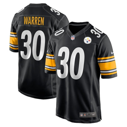Steelers Jaylen Pittsburgh Steelers 2024-2025 Black Game Jersey