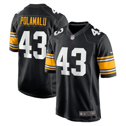 Troy Polamalu Pittsburgh Steelers 2024-2025 Black Game Jersey