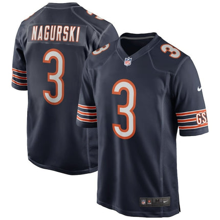 Bronko Nagurski Chicago Bears 2024-2025 Navy Player Game Jersey