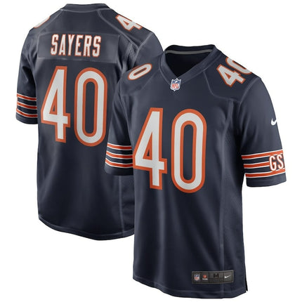 Gale Sayers Chicago Bears 2024-2025 Navy Player Game Jersey