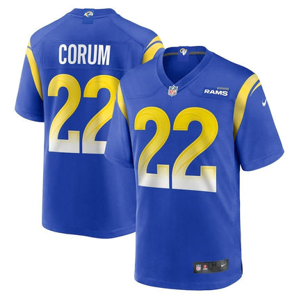 Blake Corum Los Angeles Rams 2024-2025 Royal Home Game Jersey