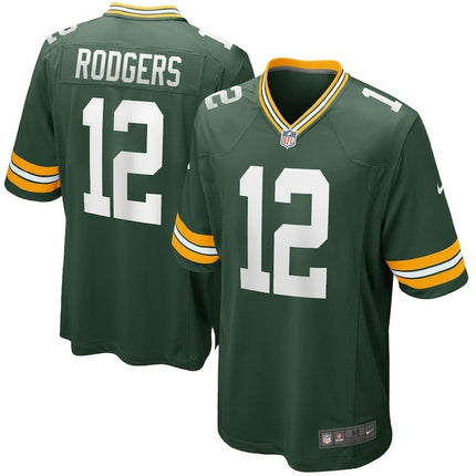 Aaron Rodgers Green Bay Packers 2024-2025 Green Player Game Jersey