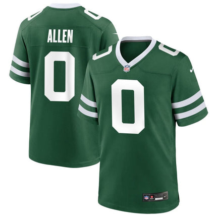 Braelon Allen New York Jets 2024-2025 Legacy Green Game Jersey
