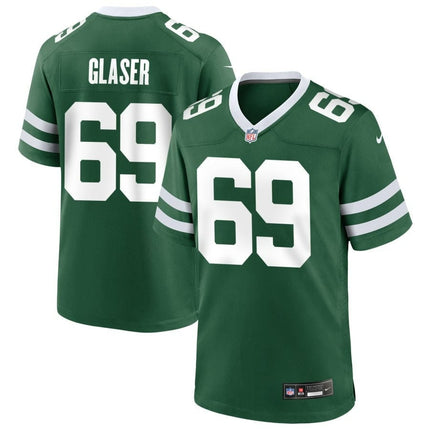 Chris Glaser New York Jets 2024-2025 Legacy Green Game Jersey