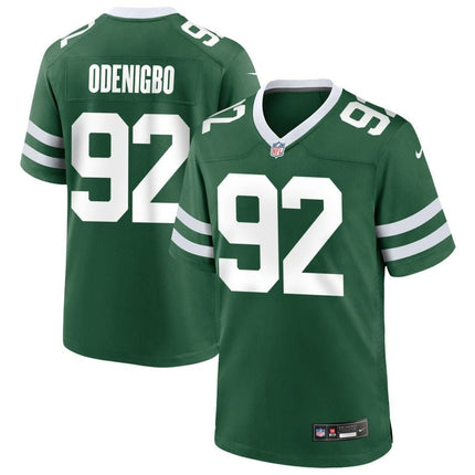 Ifeadi Odenigbo New York Jets 2024-2025 Legacy Green Game Jersey