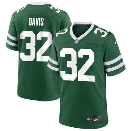Isaiah Davis New York Jets 2024-2025 Legacy Green Game Jersey