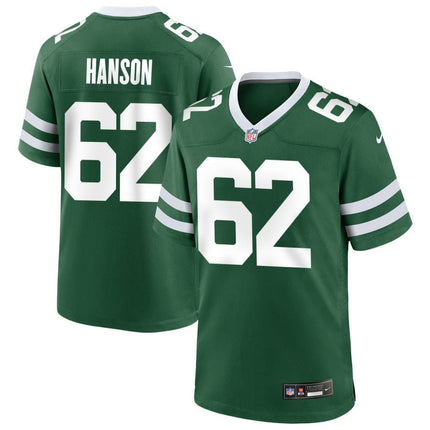 Jake Hanson New York Jets 2024-2025 Legacy Green Game Jersey