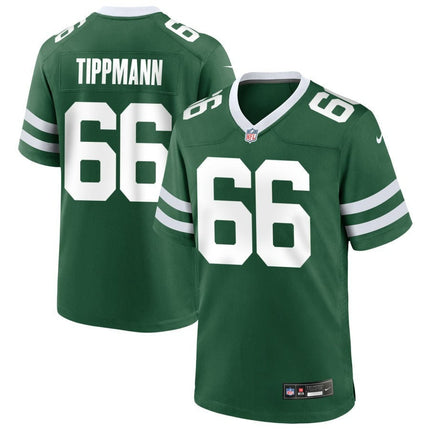 Joe Tippmann New York Jets 2024-2025 Legacy Green Game Jersey