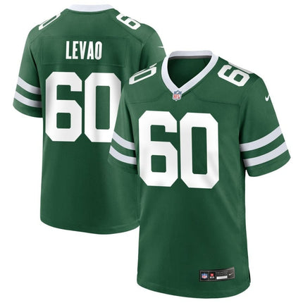 Kohl Levao New York Jets 2024-2025 Legacy Green Game Jersey