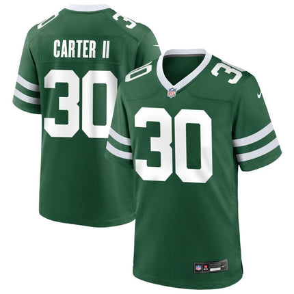 Michael Carter II New York Jets 2024-2025 Legacy Green Game Jersey
