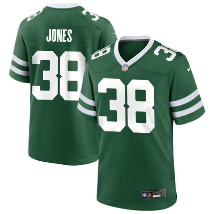 Myles Jones New York Jets 2024-2025 Legacy Green Game Jersey