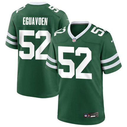 Obinna Eze New York Jets 2024-2025 Legacy Green Game Jersey