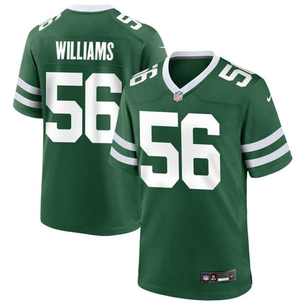 Quincy Williams New York Jets 2024-2025 Legacy Green Game Jersey