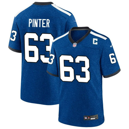 Danny Pinter Indianapolis Colts 2024-2025 Blue Indiana Nights Game Jersey