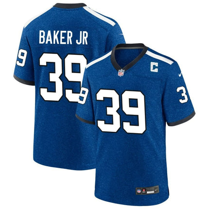 Darrell Baker Jr. Indianapolis Colts 2024-2025 Blue Indiana Nights Game Jersey