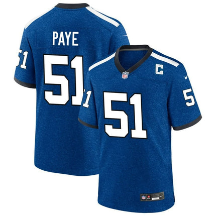 Kwity Paye Indianapolis Colts 2024-2025 Blue Indiana Nights Game Jersey