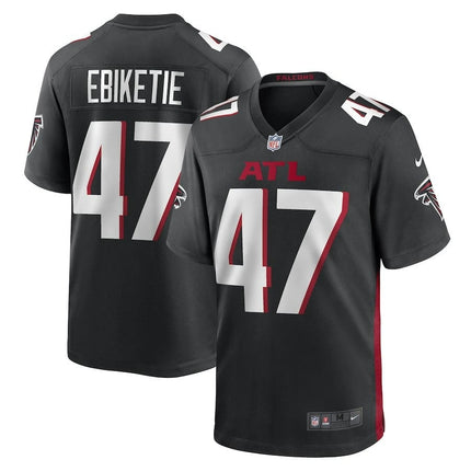 Arnold Ebiketie Atlanta Falcons 2024-2025 Game Player Black Jersey