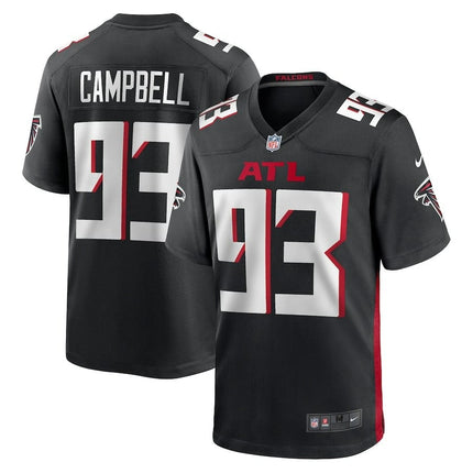 Calais Campbell Atlanta Falcons 2024-2025 Game Player Black Jersey