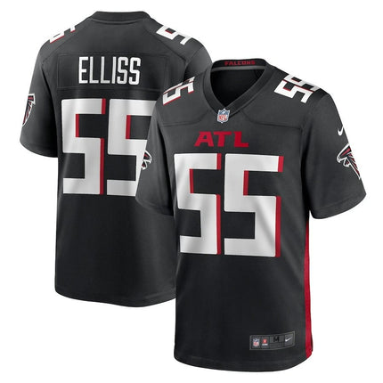 Kaden Elliss Atlanta Falcons 2024-2025 Game Player Black Jersey
