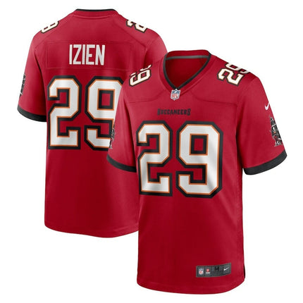 Christian Izien Tampa Bay Buccaneers 2024-2025 Red Game Jersey