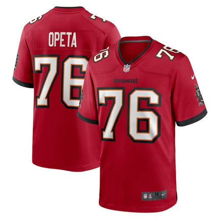 Iosua Opeta Tampa Bay Buccaneers 2024-2025 Red Game Jersey